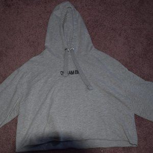 Cropped Short Sleeve Hoodie